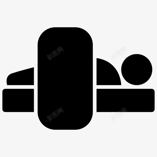 断层摄影设备医疗图标svg_新图网 https://ixintu.com 3部 医疗 医疗保健 字形 扫描 摄影 断层 核磁共振 设备