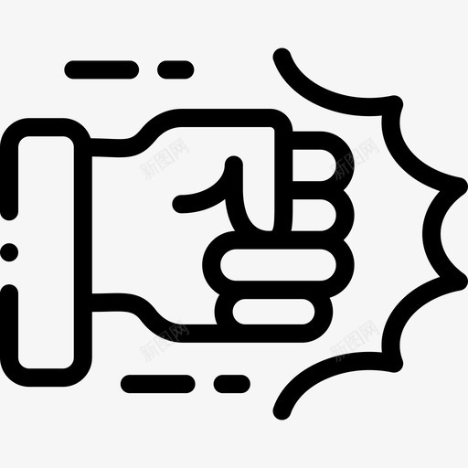 拳武术32直系图标svg_新图网 https://ixintu.com 武术 直系