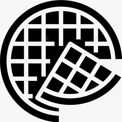 华夫饼早餐28填充图标svg_新图网 https://ixintu.com 华夫 填充 早餐
