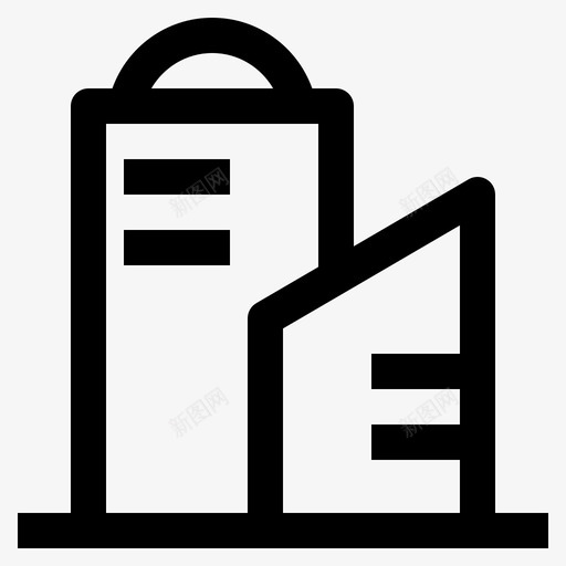酒店假日旅游图标svg_新图网 https://ixintu.com 假日 度假 旅游 酒店