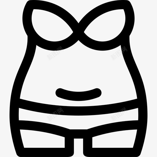 脂肪体阳性5线性图标svg_新图网 https://ixintu.com 体阳性5 线性 脂肪