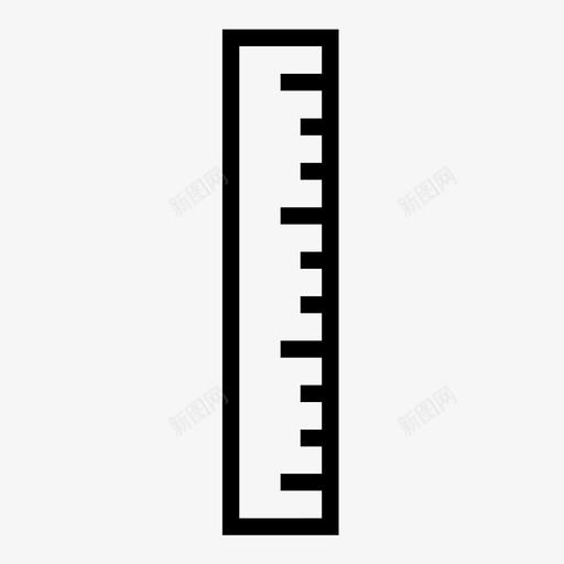尺子量具学校图标svg_新图网 https://ixintu.com 学校 尺子 工具 量具
