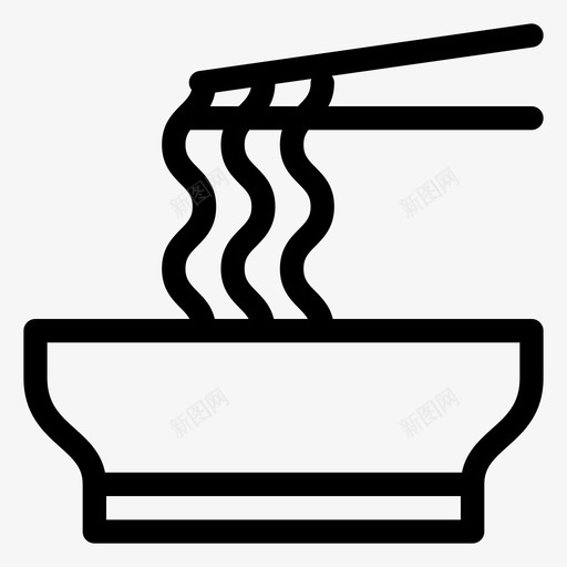 面条甜点食物图标svg_新图网 https://ixintu.com 成套 甜点 生产线 面条 面食 食品 食物 餐食 饮料
