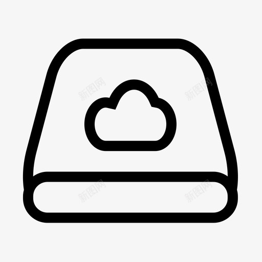 网盘_默认svg_新图网 https://ixintu.com 网盘_默认