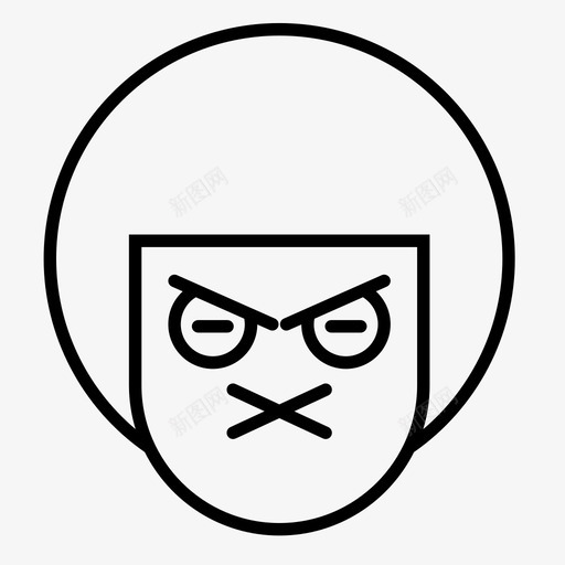 男孩表情头图标svg_新图网 https://ixintu.com 哑巴 头 男孩 男孩表情1行 穆迪 表情