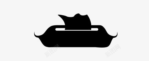 湿纸巾svg_新图网 https://ixintu.com 湿纸巾