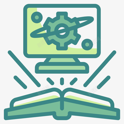 计算机大学课程双音图标svg_新图网 https://ixintu.com 双音 大学课程 计算机