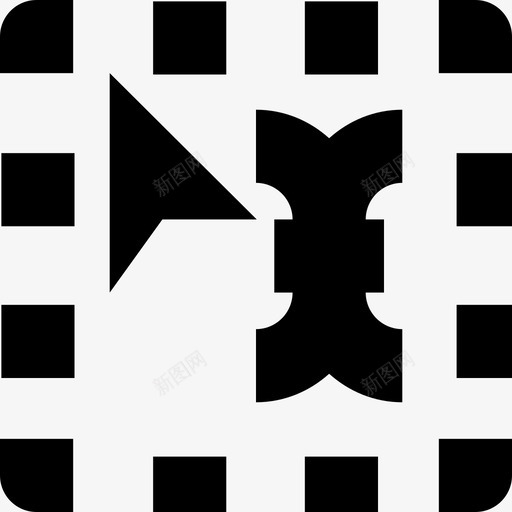光标选择和光标32填充图标svg_新图网 https://ixintu.com 光标 填充 选择
