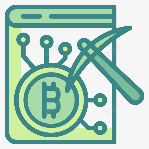 区块链教育技术双音图标svg_新图网 https://ixintu.com 区块链 双音 教育技术