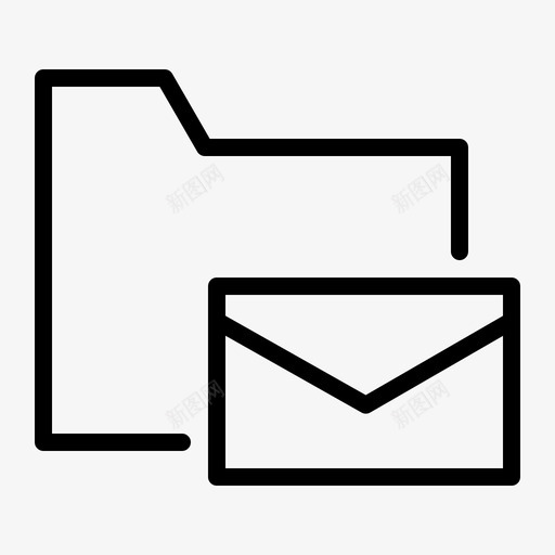 邮件文件夹存档邮件图标svg_新图网 https://ixintu.com zip 存档 文件夹 消息 邮件
