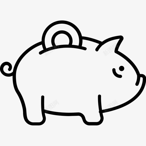 钱箱美元金融图标svg_新图网 https://ixintu.com 储蓄 美元 金融 钱箱 银行