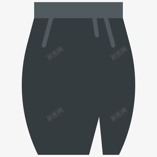 铅笔裙衣服142平的图标svg_新图网 https://ixintu.com 平的 衣服 铅笔