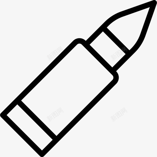 子弹警察20直系图标svg_新图网 https://ixintu.com 子弹 直系 警察