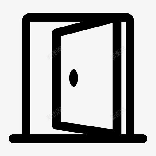 家装 门 户型 玄关 朝向 线性svg_新图网 https://ixintu.com 家装 门 户型 玄关 朝向 线性