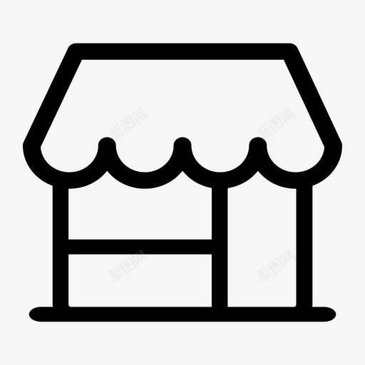 商铺管理svg_新图网 https://ixintu.com 商铺管理