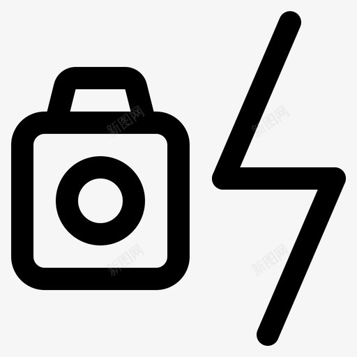 照片闪光灯应用程序充电图标svg_新图网 https://ixintu.com 充电 应用程序 手电筒 照片 能量 闪光灯 闪电