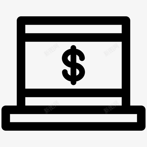 美元最常见的图标svg_新图网 https://ixintu.com 图标 常见 美元
