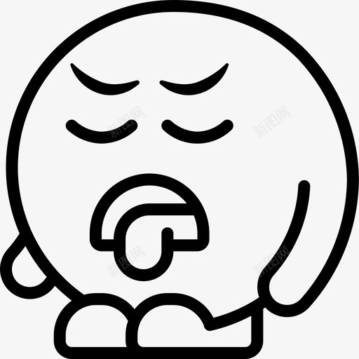 恶心情绪化的人3直率图标svg_新图网 https://ixintu.com 恶心 情绪化 直率