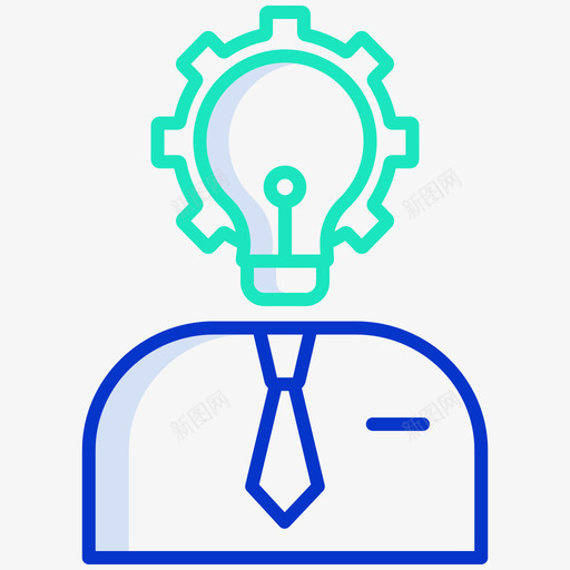 商业商业战略33轮廓颜色图标svg_新图网 https://ixintu.com 商业 商业战略33 轮廓颜色