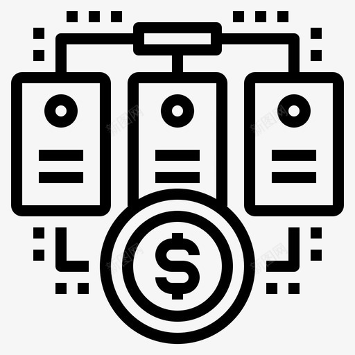 数据库大数据62线性图标svg_新图网 https://ixintu.com 大数 数据 数据库 线性