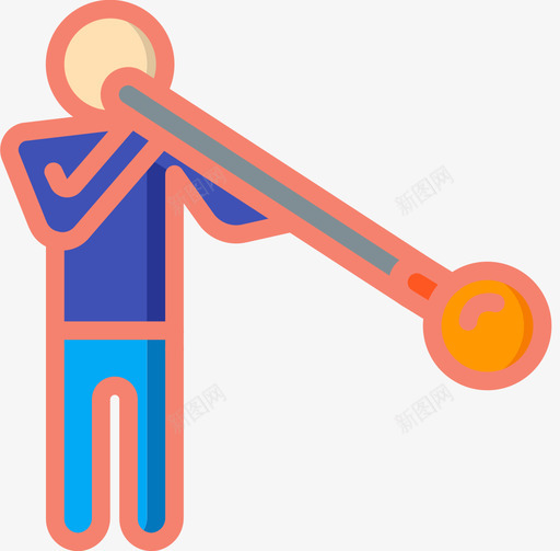 玻璃吹制采矿和工艺5线性颜色图标svg_新图网 https://ixintu.com 吹制 工艺 玻璃 线性 采矿 颜色