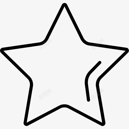 星号按钮收藏夹图标svg_新图网 https://ixintu.com 应用程序和web 按钮 收藏夹 星号 签名 网站 联机