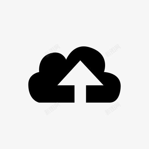 云上载附加剪辑图标svg_新图网 https://ixintu.com 上载 剪辑 文件 文档 纸张 附加