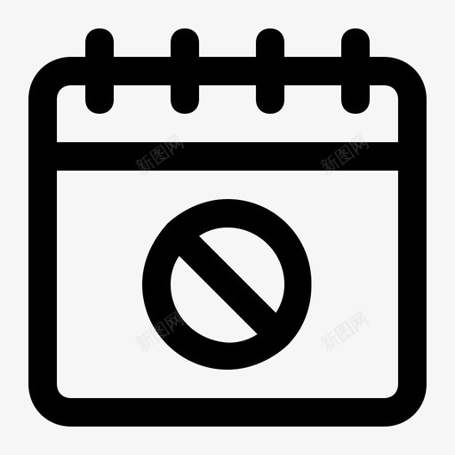 通知议程日期计划图标svg_新图网 https://ixintu.com 日期 时间表 计划 议程 通知