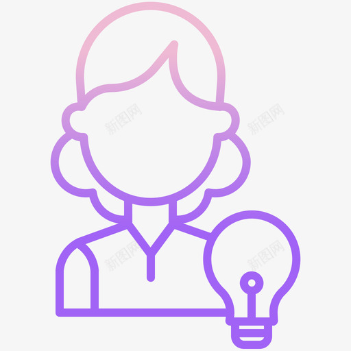 创意商业管理49轮廓渐变图标svg_新图网 https://ixintu.com 创意 商业 渐变 管理 轮廓