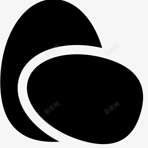 鸡蛋健康蛋白质图标svg_新图网 https://ixintu.com 健康 健康食品 蛋白质 鸡蛋