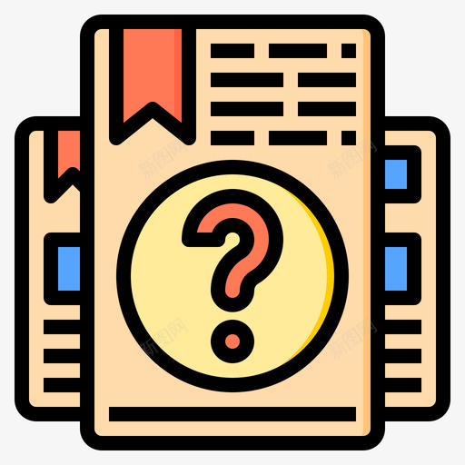 不正确文件56线颜色图标svg_新图网 https://ixintu.com 不正确 文件 颜色