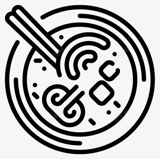 拉面纯素食品3正宗图标svg_新图网 https://ixintu.com 拉面 正宗 纯素 食品