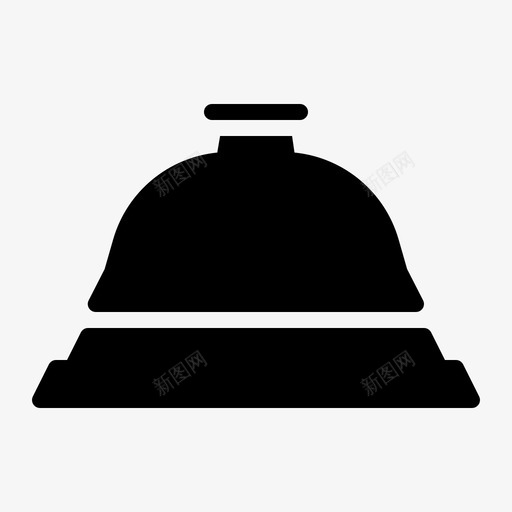 酒店铃戒指酒店服务铭文图标svg_新图网 https://ixintu.com 店铃 戒指 服务 酒店 酒店服 铭文