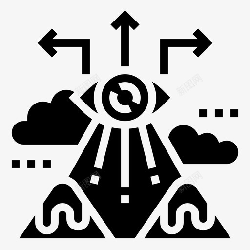 愿景专注使命图标svg_新图网 https://ixintu.com 专注 业务 使命 大山 字形 愿景 搜索 目标