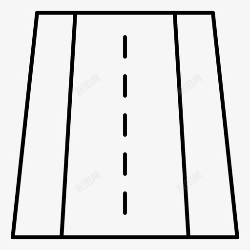 透视道路街道图标svg_新图网 https://ixintu.com 地图旅行 街道 透视 道路