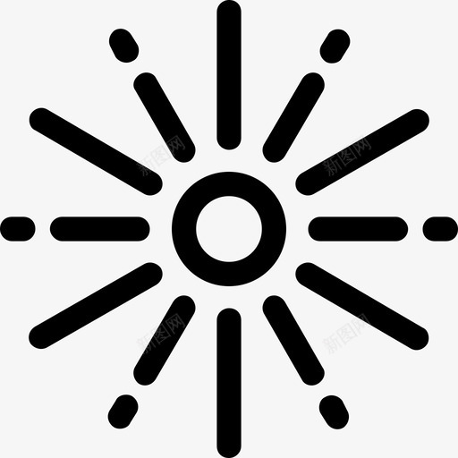 烟火周年纪念庆典图标svg_新图网 https://ixintu.com 周年纪念 庆典 活动 烟火 聚会