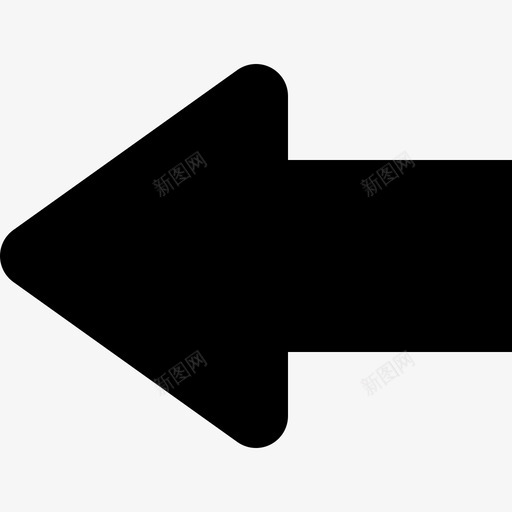 左箭头运输和车辆1填充图标svg_新图网 https://ixintu.com 填充 左箭头 运输和车辆1