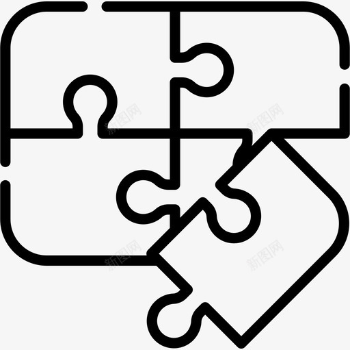 益智游戏儿童玩具21线性图标svg_新图网 https://ixintu.com 儿童玩具 益智游戏 线性