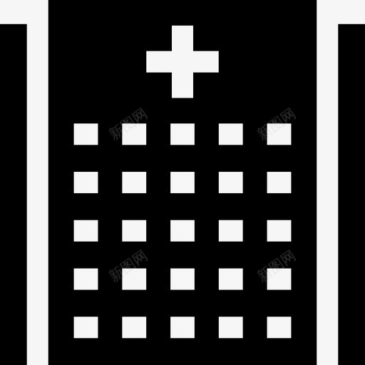 医院城市24号楼已填充图标svg_新图网 https://ixintu.com 24号楼 医院 城市 填充