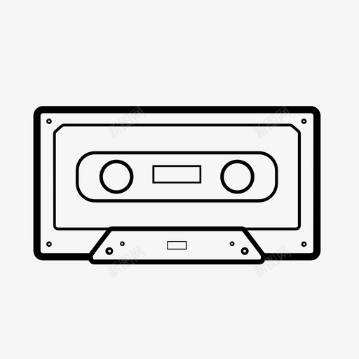 盒式磁带音乐歌曲图标svg_新图网 https://ixintu.com 古董 歌曲 盒式 磁带 音乐