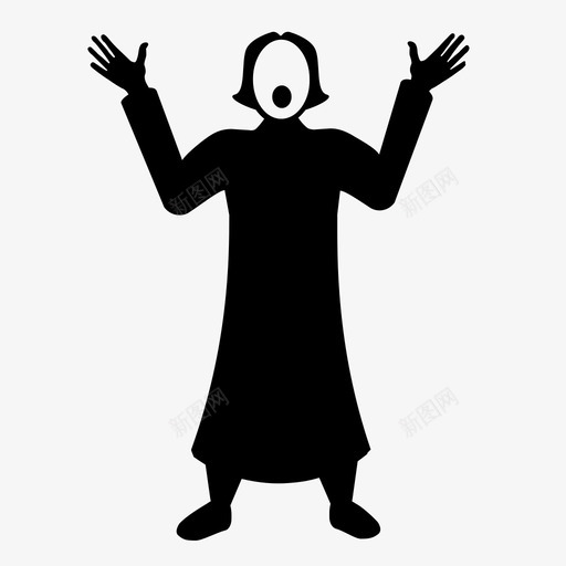 传道者祝福者唱诗班图标svg_新图网 https://ixintu.com 传道者 唱者 唱诗班 歌唱 煽动者 牧师 祝福者