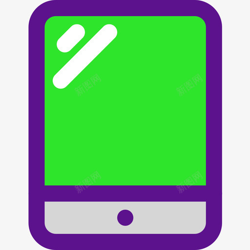 Ipad基本款60线性颜色图标svg_新图网 https://ixintu.com Ipad 基本 线性 颜色