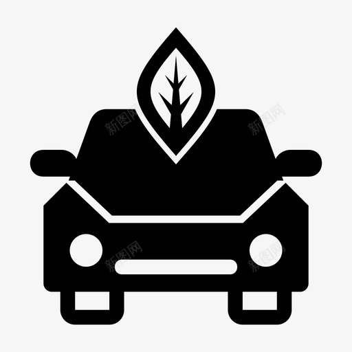 生态进化汽车充电器图标svg_新图网 https://ixintu.com 充电器 汽车 环境 生态进化 电动车