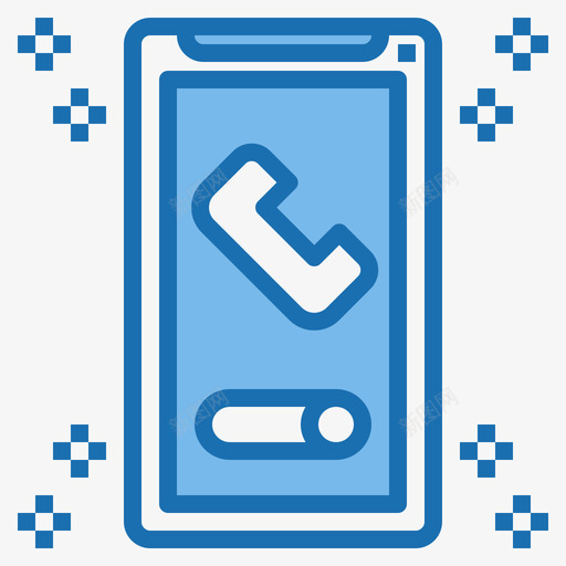 Voip移动网络蓝色图标svg_新图网 https://ixintu.com Voip 移动 移动网 网络 蓝色