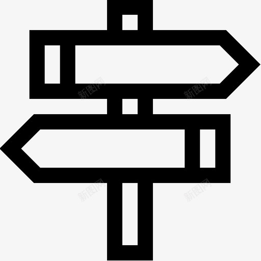 路标柱城市公园18号线形图标svg_新图网 https://ixintu.com 18号 公园 城市 线形 路标