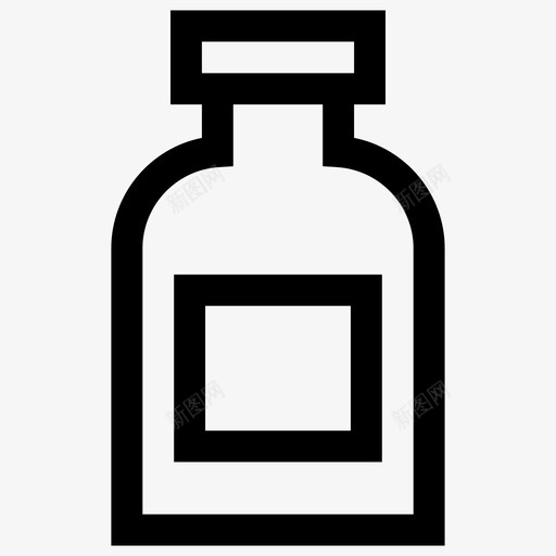 药品医疗保健药瓶图标svg_新图网 https://ixintu.com 医疗保健 药品 药瓶