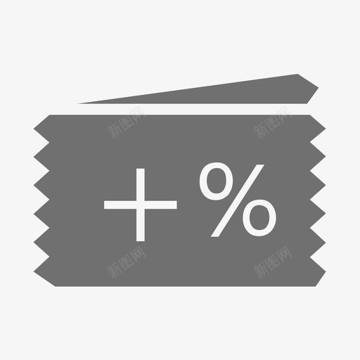 加息券ICONsvg_新图网 https://ixintu.com 加息券ICON