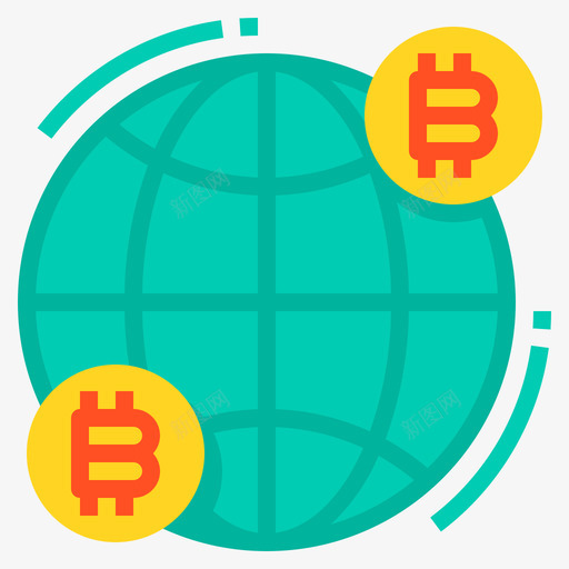 比特币金融科技28持平图标svg_新图网 https://ixintu.com 持平 比特币 金融科技28