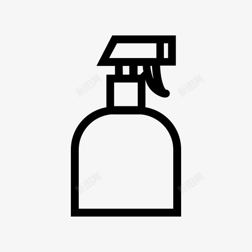洗头理发店沙龙图标svg_新图网 https://ixintu.com 喷雾 喷雾器 沙龙 洗头 理发店