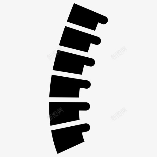 脊椎脊骨人体骨骼图标svg_新图网 https://ixintu.com 人体 器官 脊椎 脊骨 脊髓 雕文 骨骼